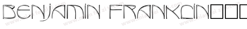 Benjamin Franklin字体转换